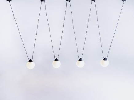 Lampa wisząca GLASS HANGMAN 4 - czarny