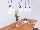 Lampa wisząca GLASS HANGMAN 4 - czarny