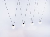 Lampa wisząca GLASS HANGMAN 4 - czarny