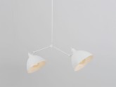 Lampa wisząca COBEN TWO HEAD - biały