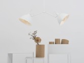 Lampa wisząca COBEN TWO HEAD - biały