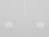 Lampa wisząca COBEN TWO HEAD - biały