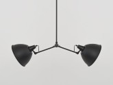 Lampa wisząca COBEN TWO HEAD - czarny
