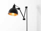 Lampa ścienna COBEN WALL - czarny