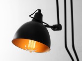 Lampa ścienna COBEN WALL 2 - czarny