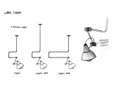 Lampa wisząca COBEN WIDE - czarny