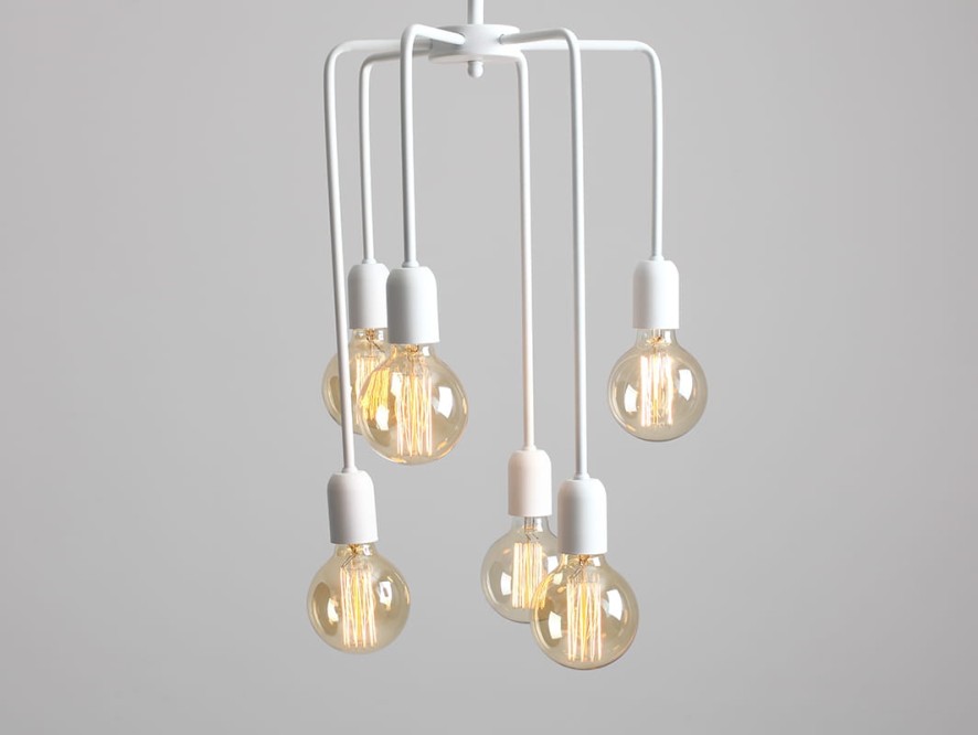 Lampa wisząca VANWERK TALL - biały
