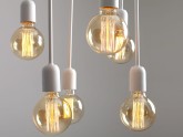Lampa wisząca VANWERK TALL - biały