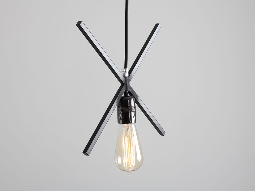 Lampa wisząca XLAMP - czarny