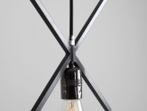 Lampa wisząca XLAMP - czarny