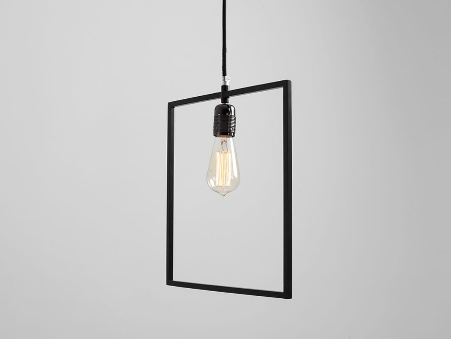 Lampa wisząca QUADO - czarny