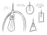 Lampa wisząca VETO - czarny