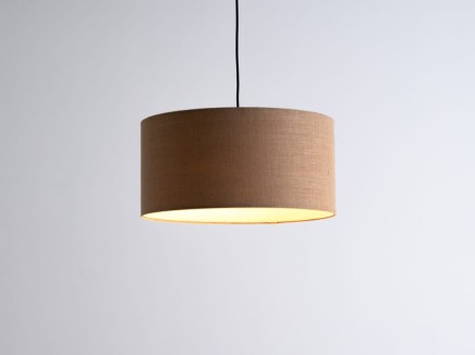 Lampa wisząca MASALA JUTE 50x30 - czarny