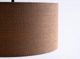 Lampa wisząca MASALA JUTE 50x30 - czarny