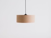 Lampa wisząca MASALA JUTE COVER 50x20 - czarny