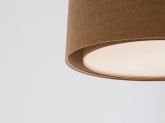 Lampa wisząca MASALA JUTE COVER 50x20 - czarny