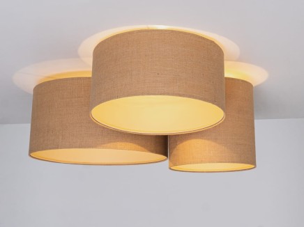 Lampa plafon MASALA JUTE 3R
