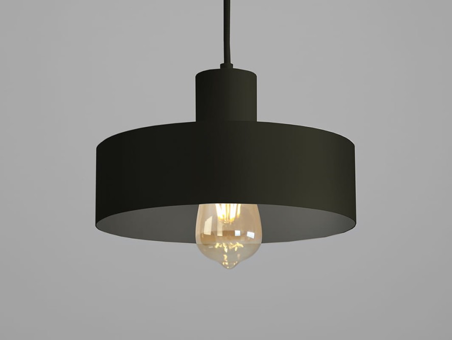 Lampa wisząca FAY 1 M - czarny
