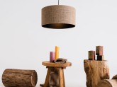 Lampa wisząca MASALA BLACK 50x30 - czarny