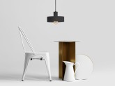 Lampa wisząca FAY 1 M - czarny