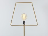 Lampa podłogowa FIRKANT FLOOR - złoty