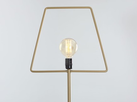 Lampa podłogowa FIRKANT FLOOR - złoty