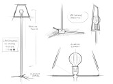 Lampa stołowa FIRKANT TABLE - czarny