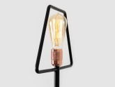 Lampa ścienna FIRKANT WALL - czarny