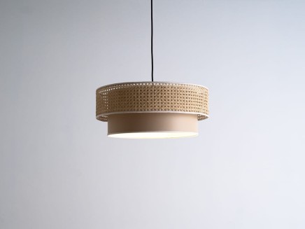 Pendelleuchte RATIKA 2R 50x20 - beige