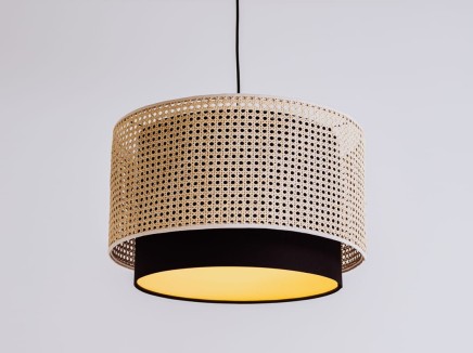 Lampa wisząca RATIKA 2R WIDE 50x30 czarny