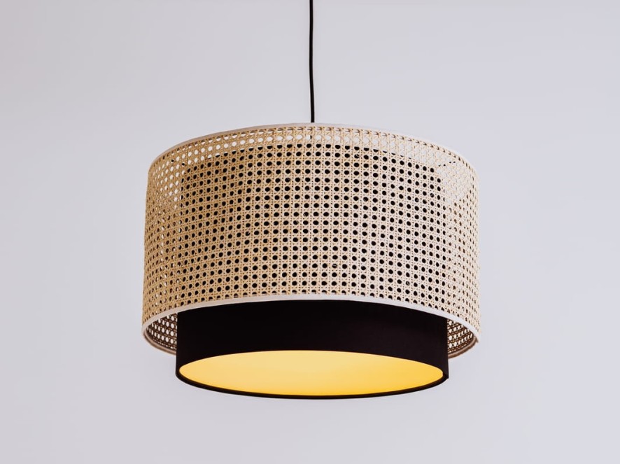 Lampa wisząca RATIKA 2R WIDE 50x30, czarny
