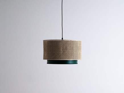 Lampa wisząca RATIKA 2R WIDE 50x30 zielony