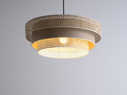 Lampa wisząca RATIKA 3R 60x20 beżowy