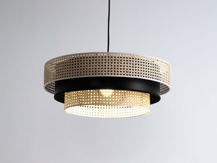 Lampa wisząca RATIKA 3R 60x20 czarny