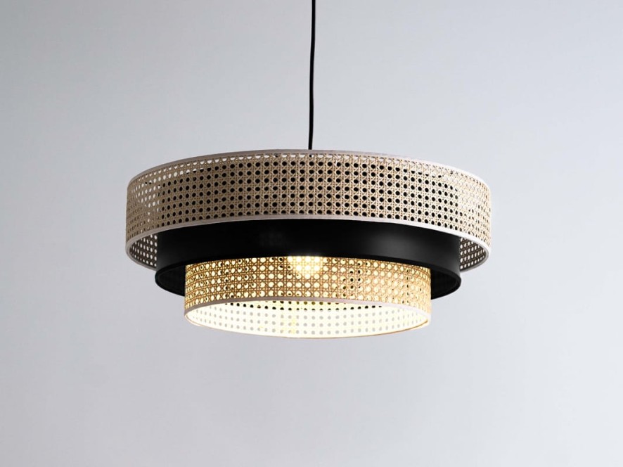 Lampa wisząca RATIKA 3R 60x20, czarny
