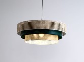 Lampa wisząca RATIKA 3R 60x20, zielony