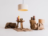 Lampa wisząca LINLIN 50x25 - len