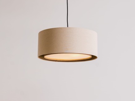 Lampa wisząca LINLIN COVER 50x20 - len