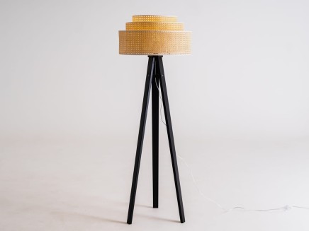 Lampa podłogowa FLETE FLOOR 3R - czarny