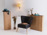 Lampa ścienna FLETE WALL 20x17 - czarny