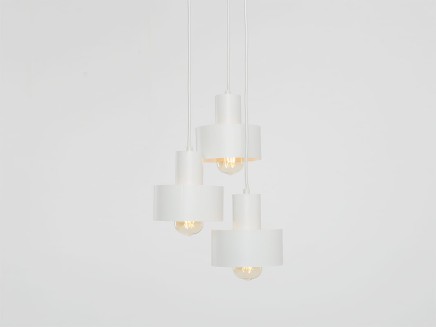 Lampa wisząca FAY KOŁO 3 - biały