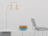 Stół kawowy TENSIO METAL 100x60 - biały