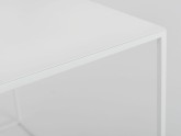 Stół kawowy TENSIO METAL 100x60 - biały