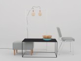 Stół kawowy TENSIO METAL 100x60 - czarny