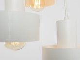 Lampa wisząca FAY 3 KOŁO - biały
