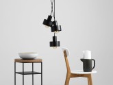 Lampa wisząca FAY 3 KOŁO - czarny