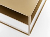 Stół kawowy TENSIO 2 FLOOR METAL 100x60 - złoty