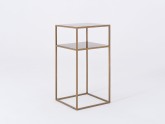 Stolik TENSIO 2 FLOOR METAL 30 - złoty