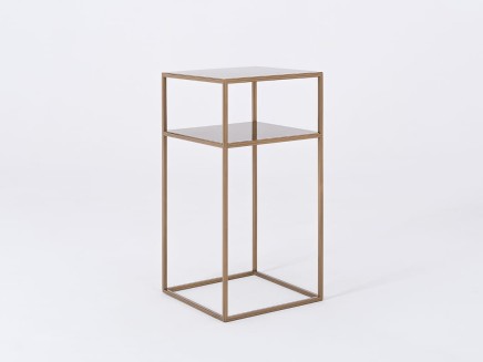Stolik boczny TENSIO 2 FLOOR METAL 30 - złoty