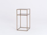 Stolik TENSIO 2 FLOOR METAL 30 - złoty